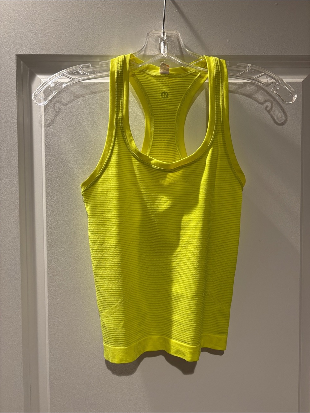 lululemon athletica Neon Yellow Racerback Tank